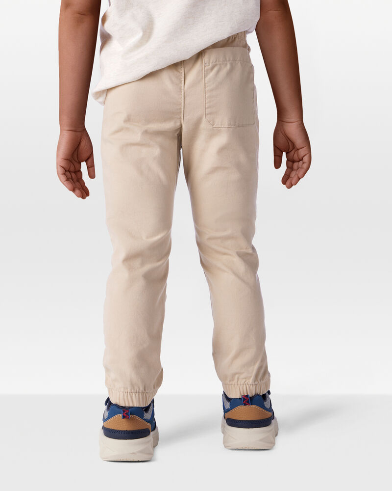 Tout-petit gar&ccedil;on - Pantalon mode &agrave; enfiler en coton - Kaki, image 4 sur 5 diapositives