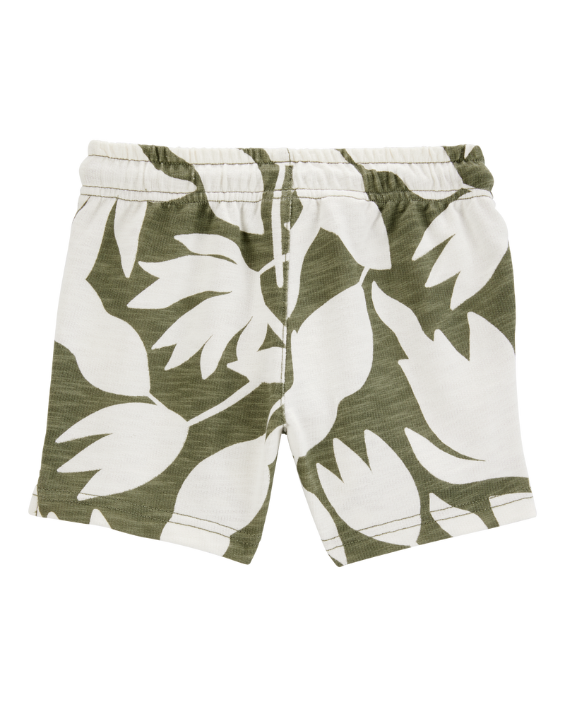 Toddler Floral Pull-On Shorts, image 2 of 4 slides
