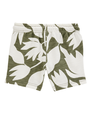 Toddler Floral Pull-On Shorts, 