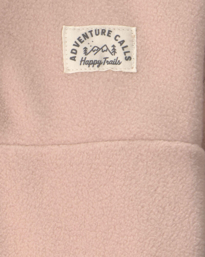 B&eacute;b&eacute; fille - Ensemble 2 pi&egrave;ces haut et pantalon en micromolleton recycl&eacute;, image 3 sur 3 diapositives