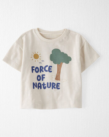 Organic Cotton Force of Nature Graphic Tee, 