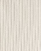 Toddler Girl Rib Pull-On Stretch Flare Leggings - Cream, image 3 of 4 slides