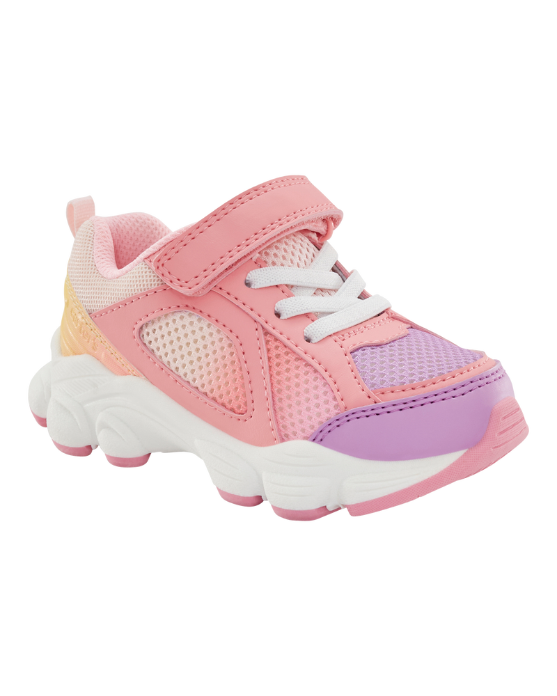 Toddler Girl Athletic Sneakers - Multicolour, image 1 of 7 slides