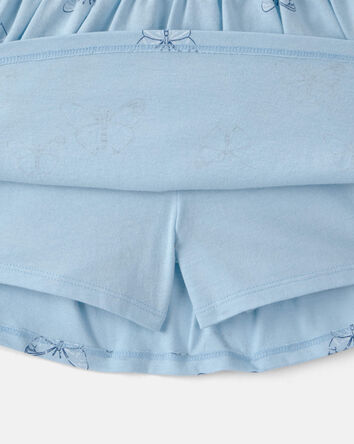 Filles - Jupe-short papillon - Bleu, 