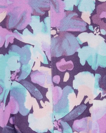 Baby Floral Jersey Long-Sleeve Top - Purple, 