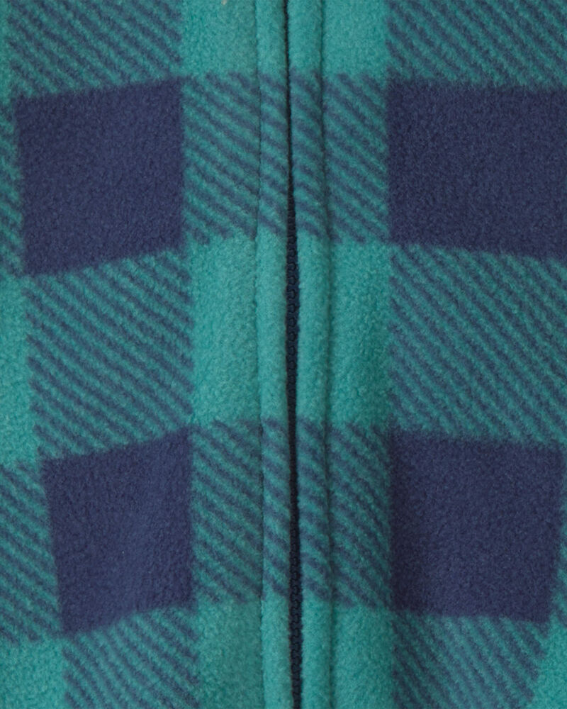 Baby Boy 3-Piece 'Little Adventurer' Buffalo Check Fleece Layering Set, image 3 of 5 slides
