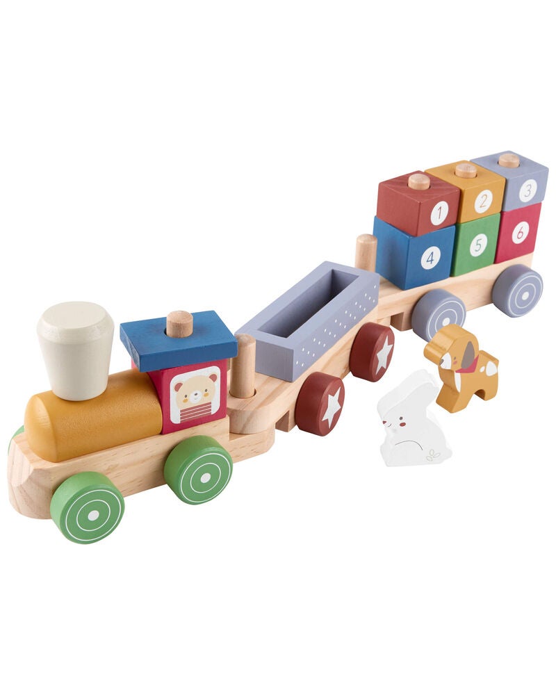 Toddler Wooden Train Set, image 2 of 2 slides