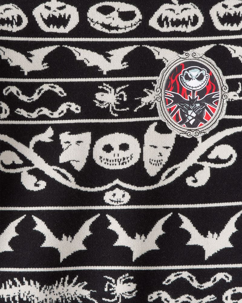 Boys The Nightmare Before Christmas Long-Sleeve Sweater - Black, image 5 of 5 slides