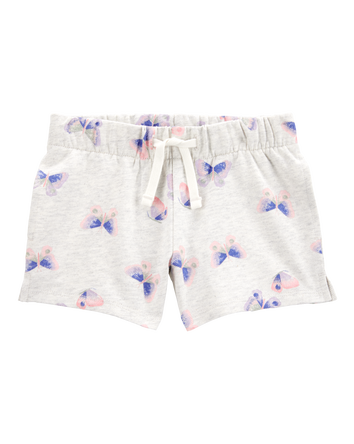 Toddler Butterfly Pull-On French Terry Shorts, 