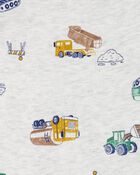 Baby 5-Pack Construction Short-Sleeve Bodysuits, image 2 of 8 slides