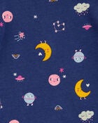 Toddler 4-Piece Space Print 100% Snug Fit Cotton Pyjamas, image 4 of 5 slides