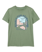 Kid Search For Adventure Short-Sleeve Graphic Tee - Green, image 1 of 3 slides