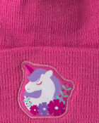 Toute-petit fille - Tuque Licorne Kombi- Rose, image 2 sur 2 diapositives