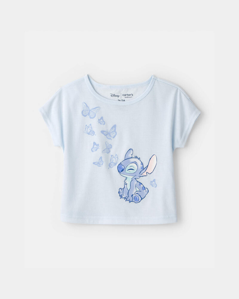 Toute-petit fille - Pyjama 2 pi&egrave;ces &agrave; manches courtes Disney&copy; Lilo & Stitch - Bleu, image 2 sur 5 diapositives