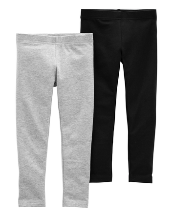 Toddler 2-Pack Stretch Leggings, 