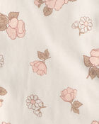 Baby Girl 4-Pack Floral Burp Cloths, image 2 of 4 slides
