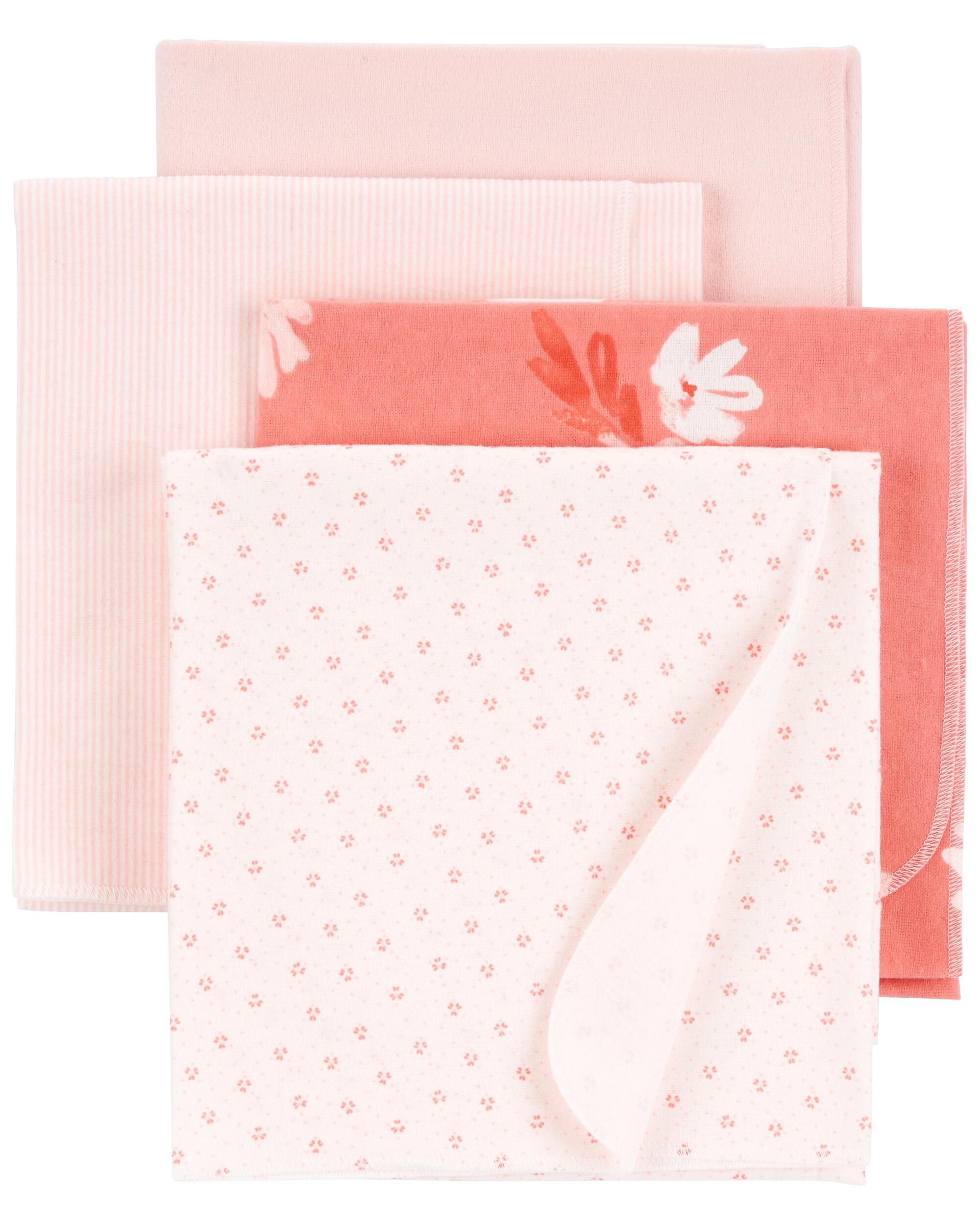 Baby 4 Pack Receiving Blankets