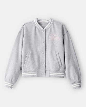Jeune Blouson de style universitaire, 