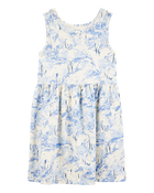 Kid Printed Tank Dress, image 1 of 4 slides