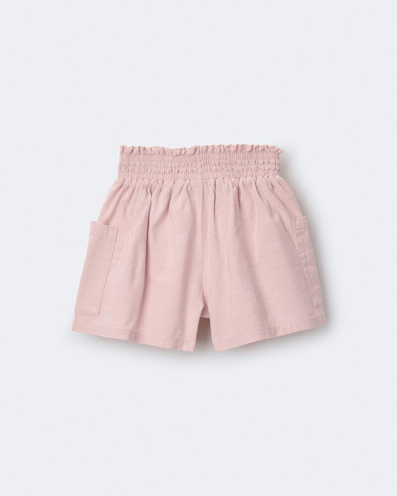 Toddler Girl Swing Short with Pockets - Rose, image 6 of 7 slides