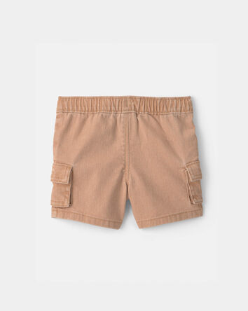 Baby Boy Cargo Pocket Shorts - Khaki, 