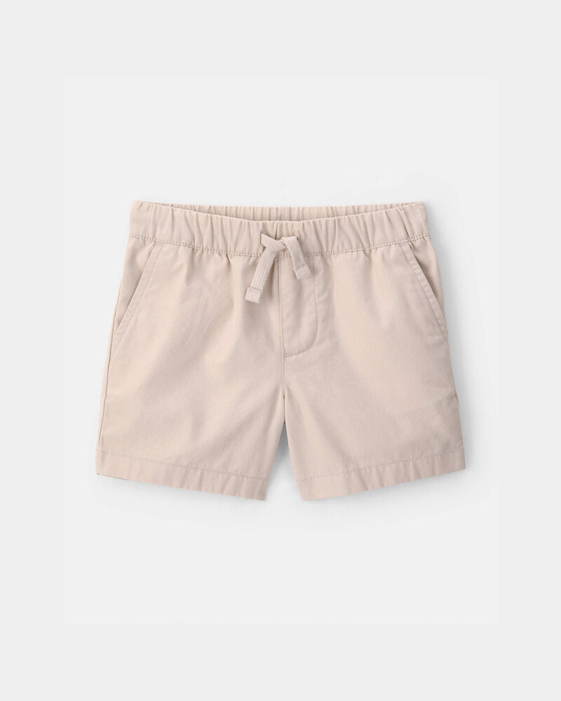 Baby Boy Canvas Shorts - Khaki, image 1 of 4 slides