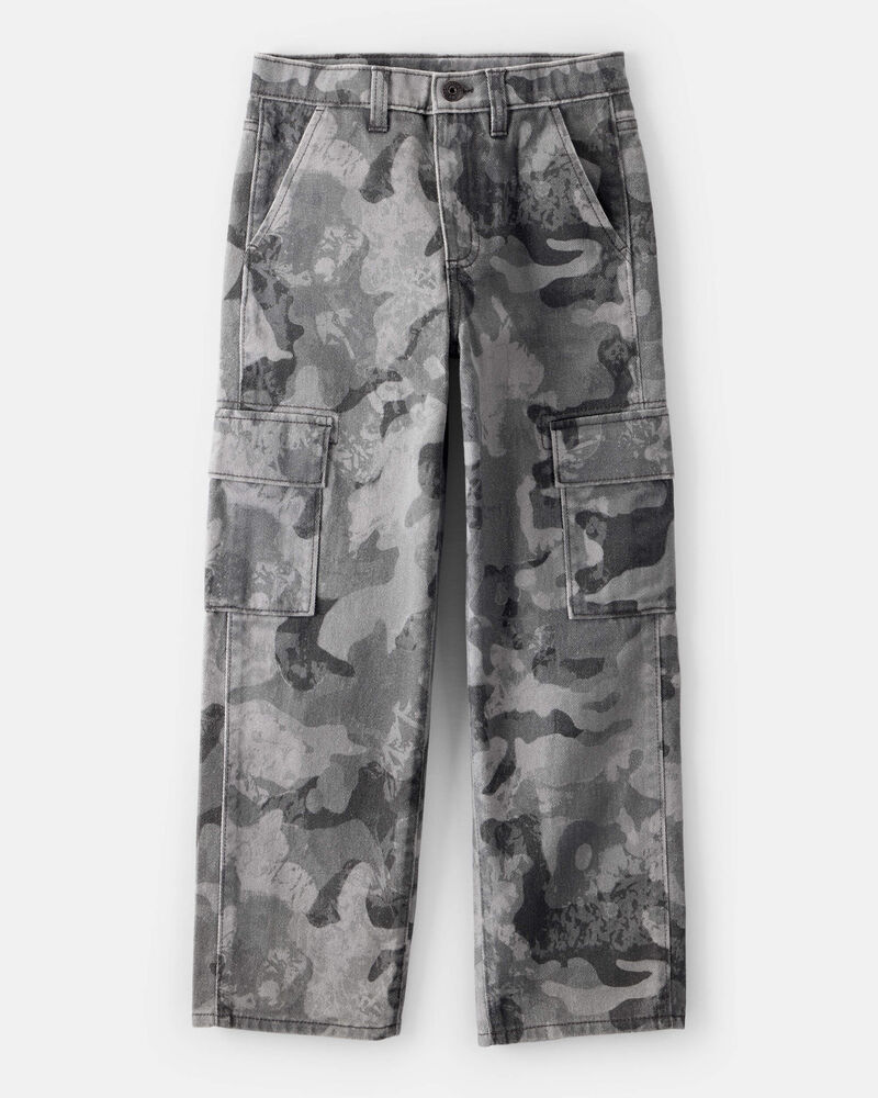 Boys Cargo Camo Fashion Pants, image 1 of 5 slides