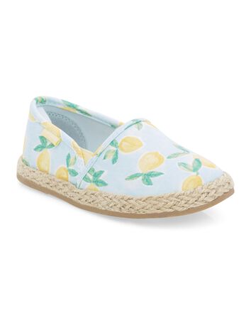 Toddler Lemon Espadrille Shoes, 