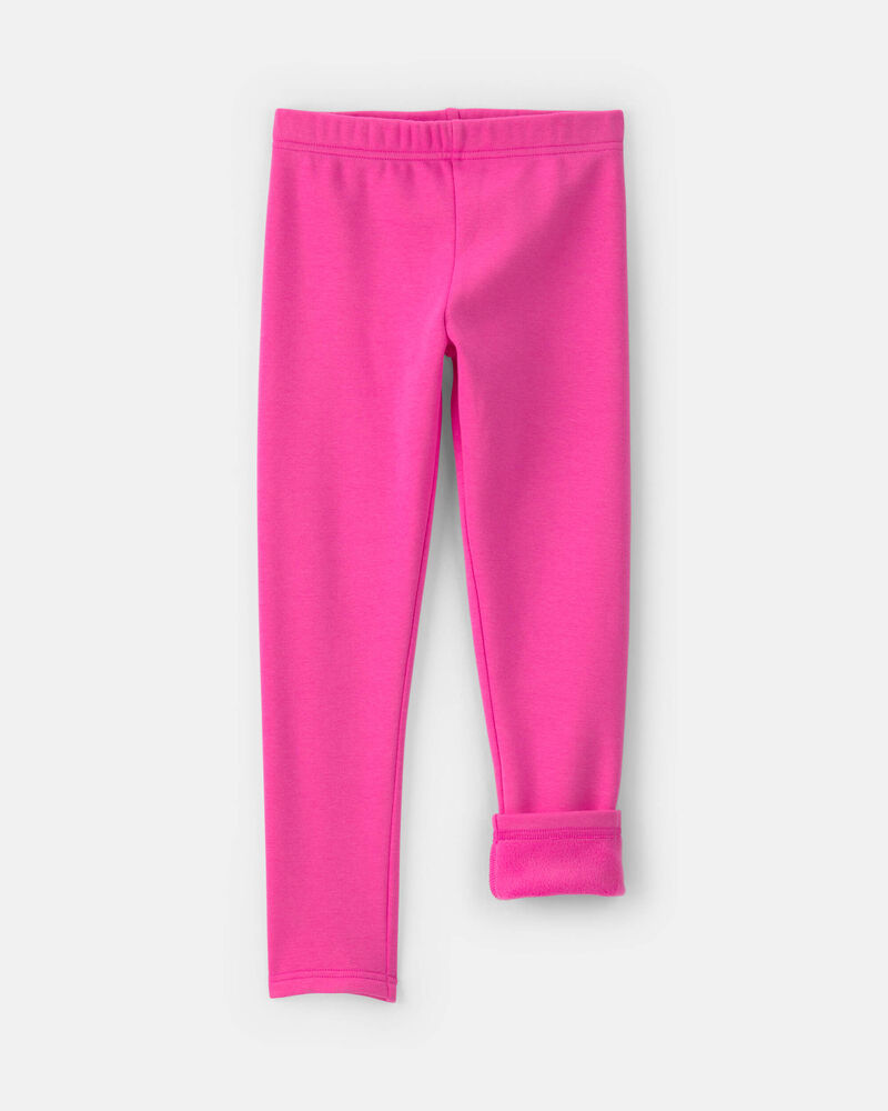 Filles - Legging extensible en molleton &ndash; Rose, image 3 sur 4 diapositives