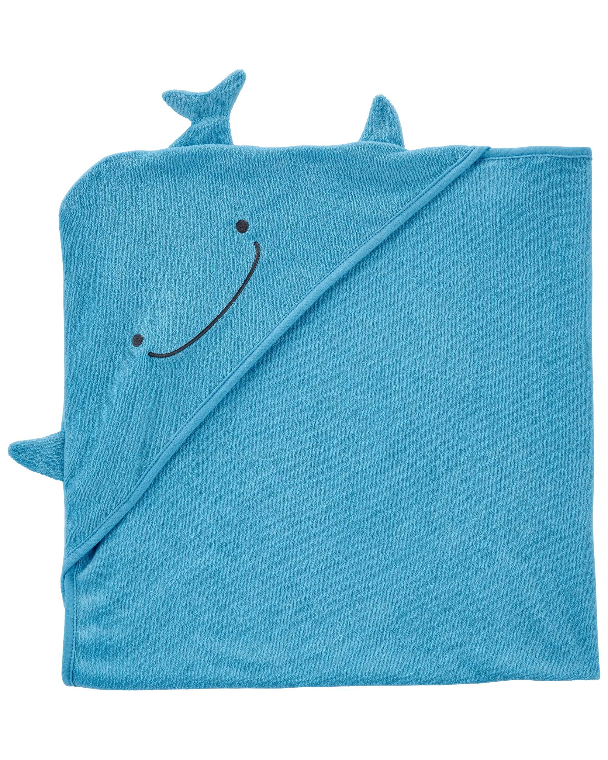 Whale hooded towel top