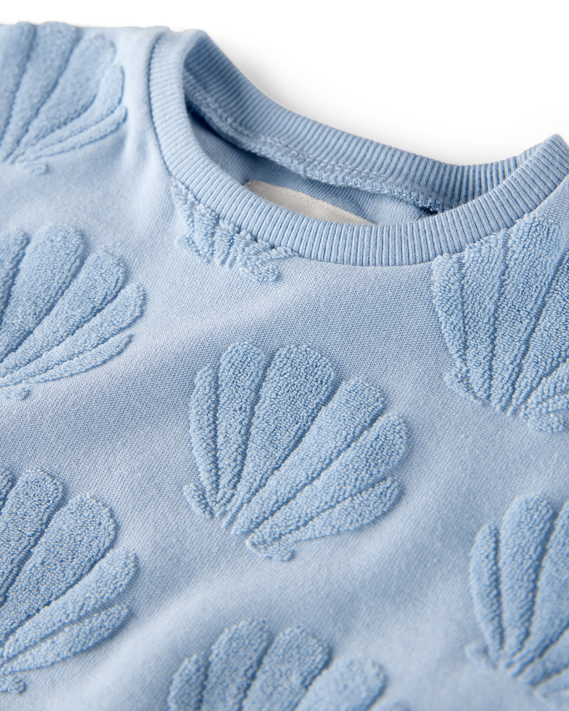 Baby 2-Piece Seashell-Print Made with Organic Cotton, image 3 of 6 slides