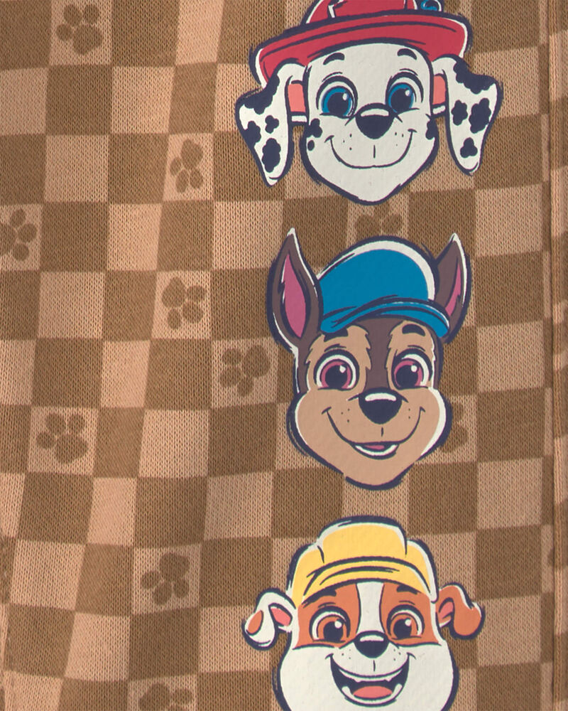 Toddler Boy Paw Patrol&reg; Checkered Pull-On Pants - Brown, image 3 of 3 slides