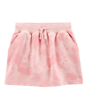 Kid Drawstring Cloud Dye Skort, 