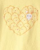 Toddler Girl Easter Chick Graphic Tee - Yellow, image 3 of 4 slides