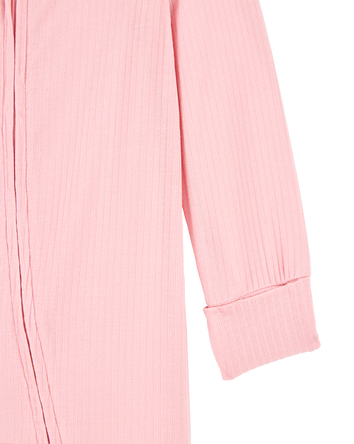 Baby Zip-Up PurelySoft Sleeper Pyjamas - Pink, 