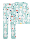 Kid 2-Piece Christmas Snowman 100% Snug Fit Cotton Pyjamas, image 1 of 3 slides