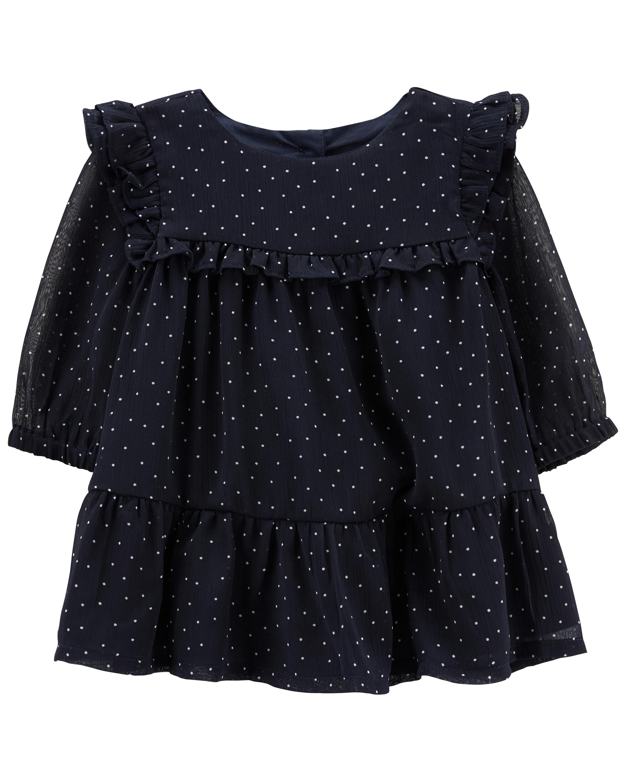 Navy babydoll dress discount