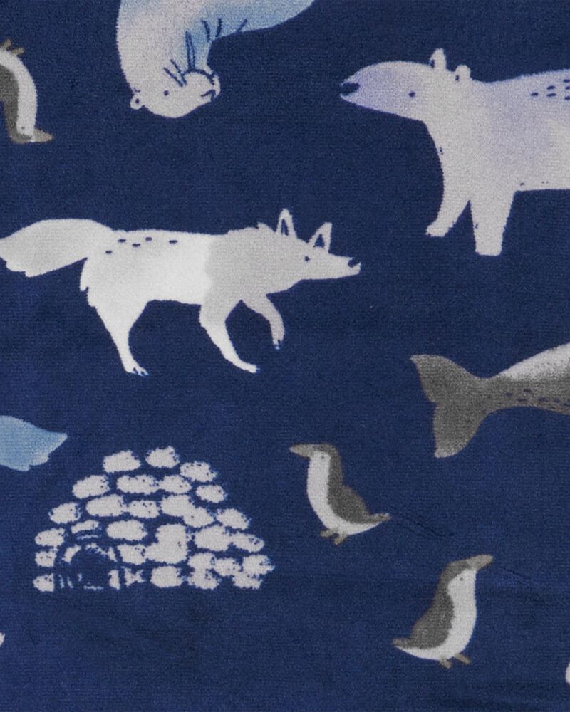 Toddler Boy 2-Piece Arctic Animals Fleece Pyjamas, image 2 of 3 slides