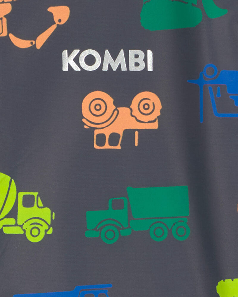 Tout-petit gar&ccedil;on - Imperm&eacute;able Kombi pour gar&ccedil;on, camions - Noir, image 4 sur 4 diapositives