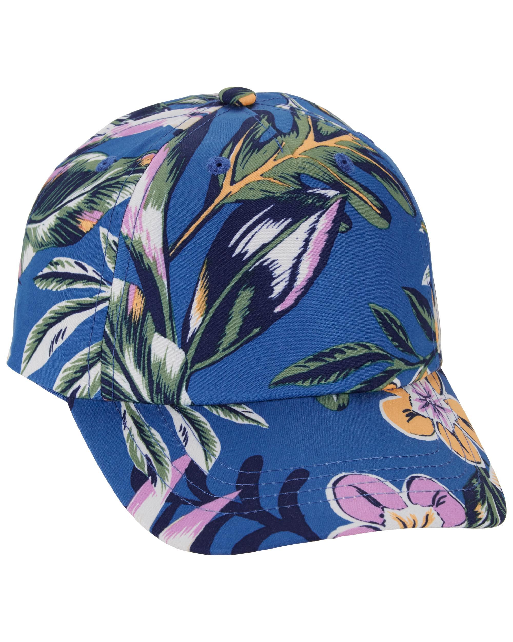 Floral Print Baseball Cap