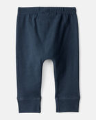 B&eacute;b&eacute; gar&ccedil;on - Emballage de 2 pantalons en coton &agrave; 100&nbsp;% &agrave; enfiler - Vert/bleu marine, image 2 sur 4 diapositives