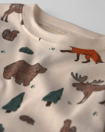 Toddler 2-Piece Organic Cotton Pajamas in Woodland Creatures, 