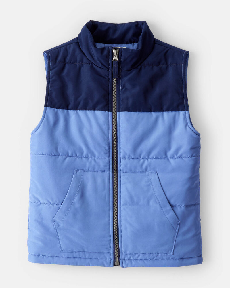 Boys Sleeveless Puffer Vest Blue Carter's Oshkosh Canada