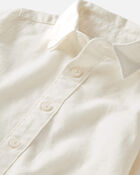 Baby Boy Linen Button-Front Shirt, image 2 of 3 slides