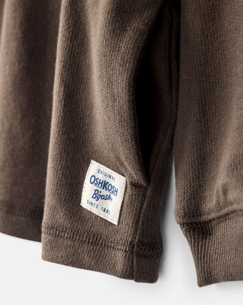 Baby Boy Long-Sleeve Hoodie - Brown, 