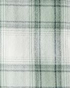 Baby Organic Cotton Herringbone Button-Front Shirt in Plaid, image 3 of 5 slides