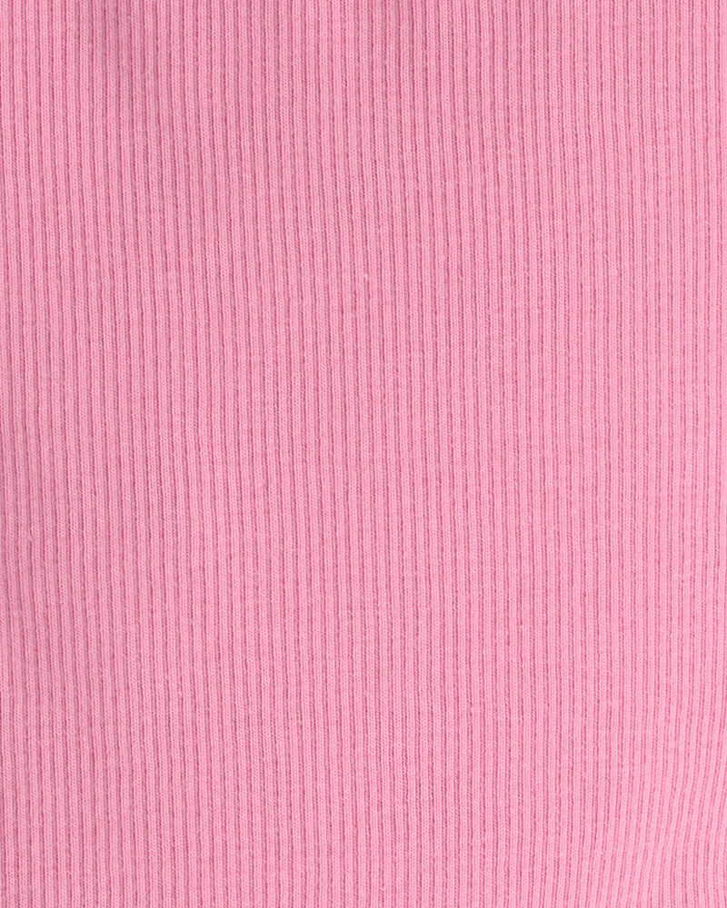 Filles - Short de cycliste, couleur unie - Rose, image 3 sur 3 diapositives