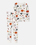 Kid 2-Piece Halloween 100% Snug Fit Cotton Pyjamas, image 1 of 3 slides