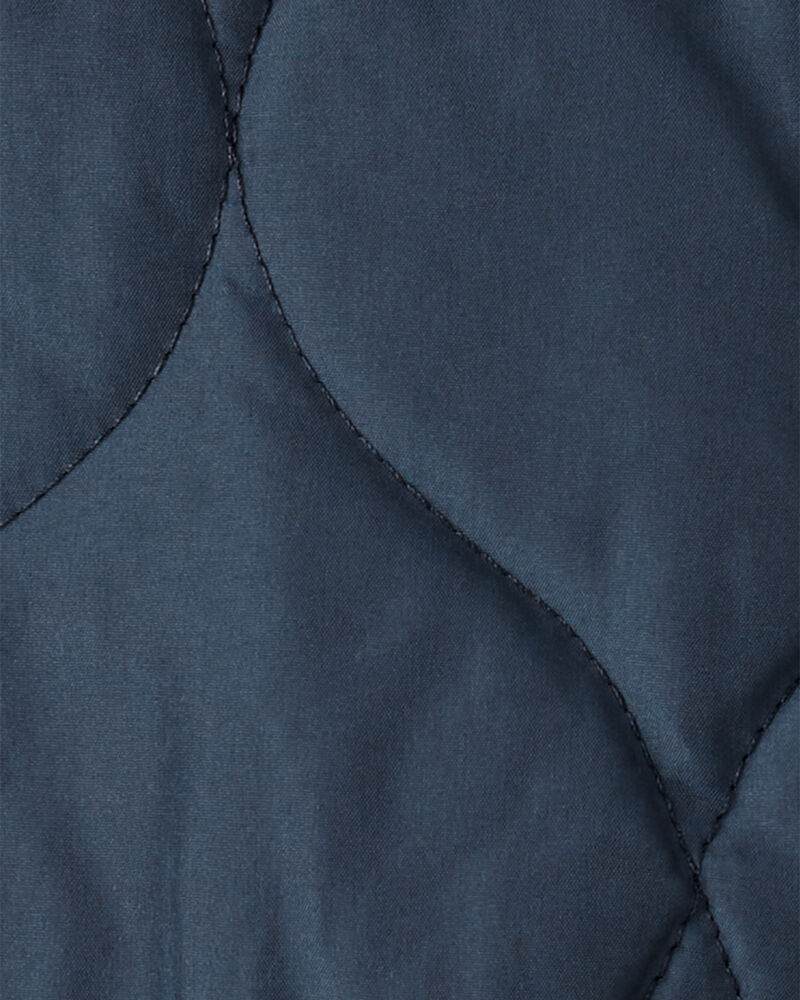 Baby Boy Long-Sleeve Midweight Jacket - Navy/Blue, image 3 of 3 slides