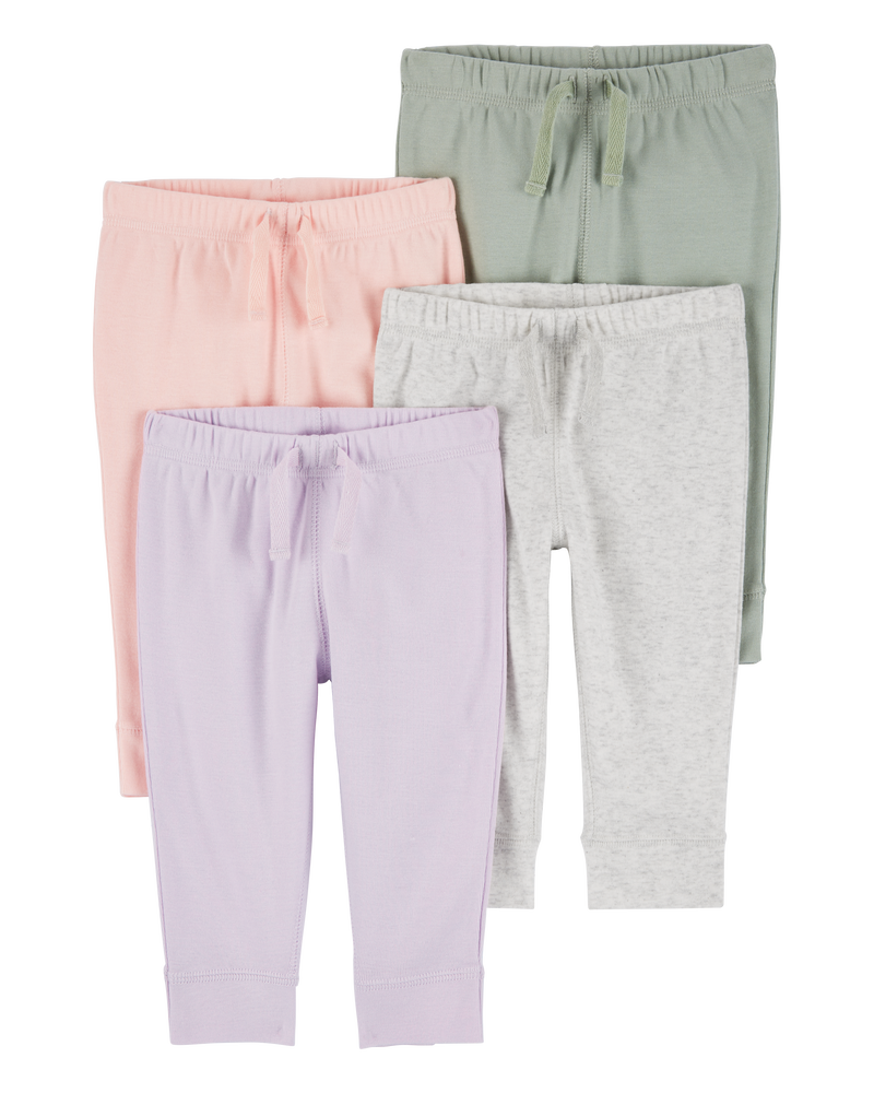 Bébé Emballage de 4 pantalons à enfiler , image 1 sur 6 diapositives